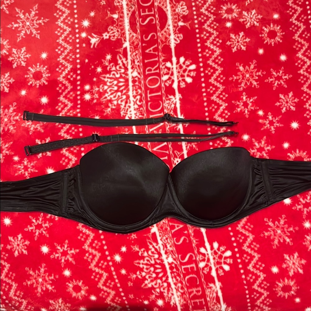 Victoria's Secret Black Strapless Bra